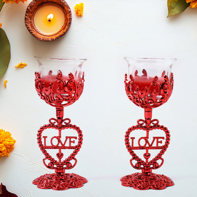 Tea Lights Holder Candle Stand (2 Pc Set) - second image