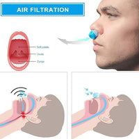 2 In 1 Anti Snoring And Air Purifier Nose Clip Anti Snoring Device (1 Pc  With Plastic Case) - LootFaat