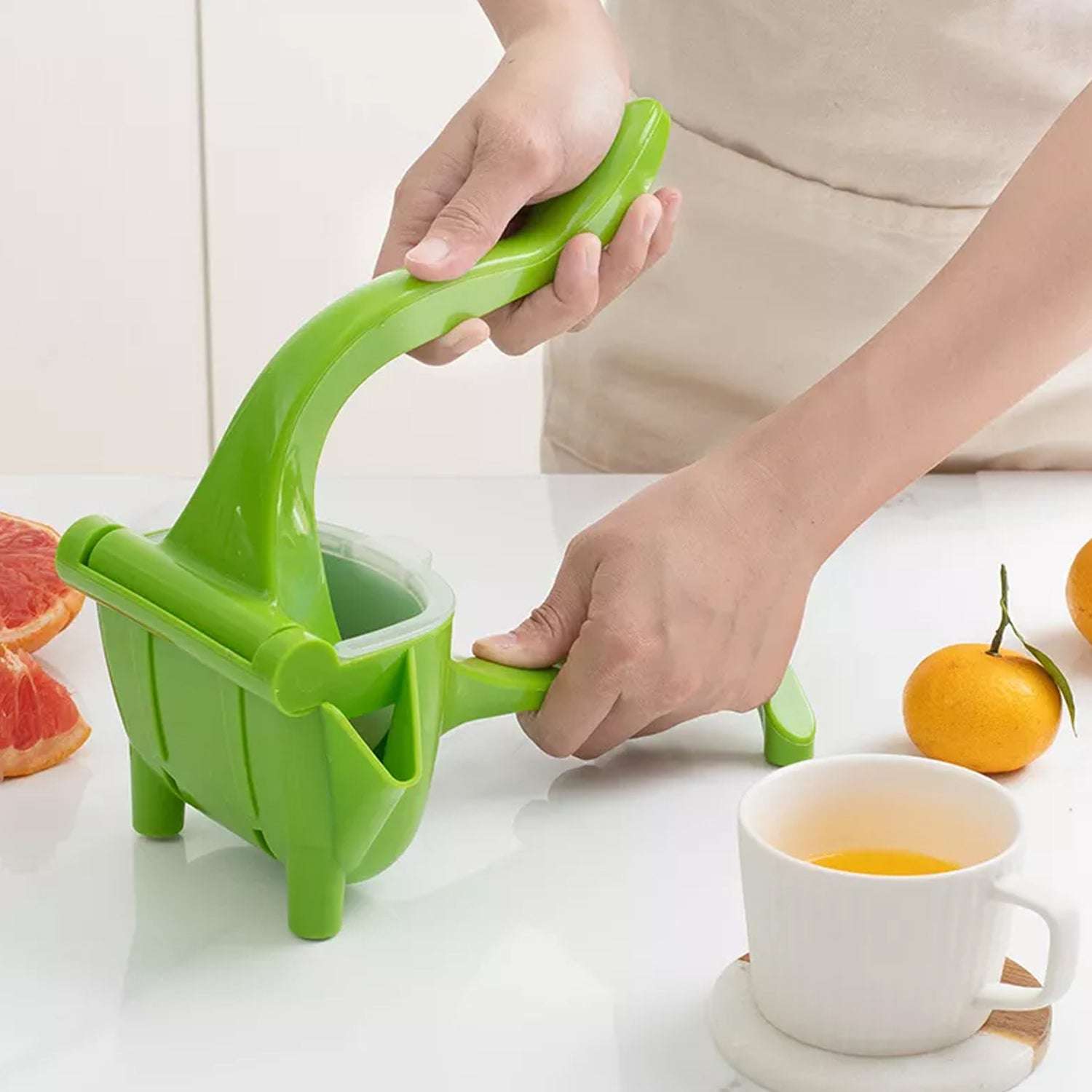 Heavy Duty Juice Press Squeezer With Juicers (Multicoloured) - LootFaat