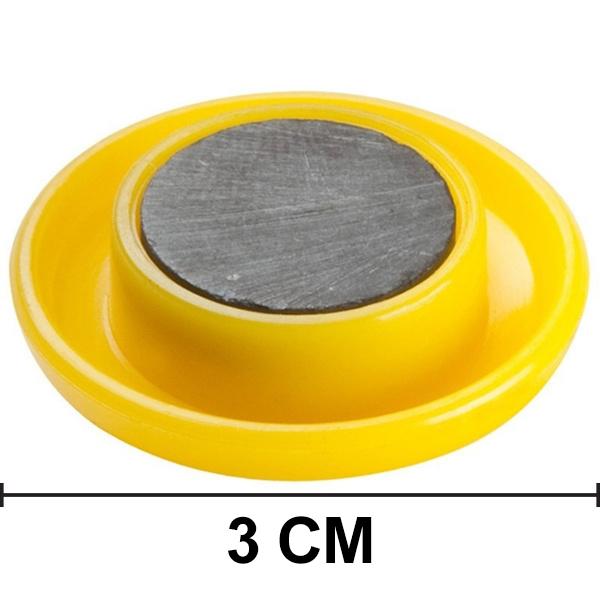 Colorful Board Magnets Circular Plastic Buttons - LootFaat