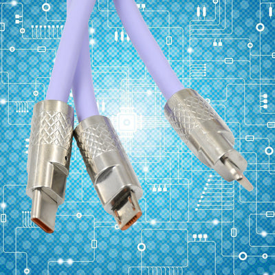 3 In 1 Multi Super Fast Charging Cable (1 Pc) - second image