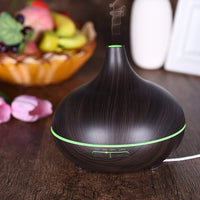 Aromatherapy Humidifier With 7 Colourful Led Light Change (500 Ml Capacity  With Remote) - LootFaat