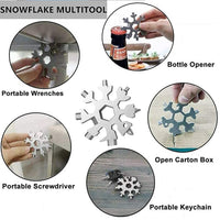 Snowflake Multi-tool Stainless Steel Snowflake Bottle Opener - LootFaat