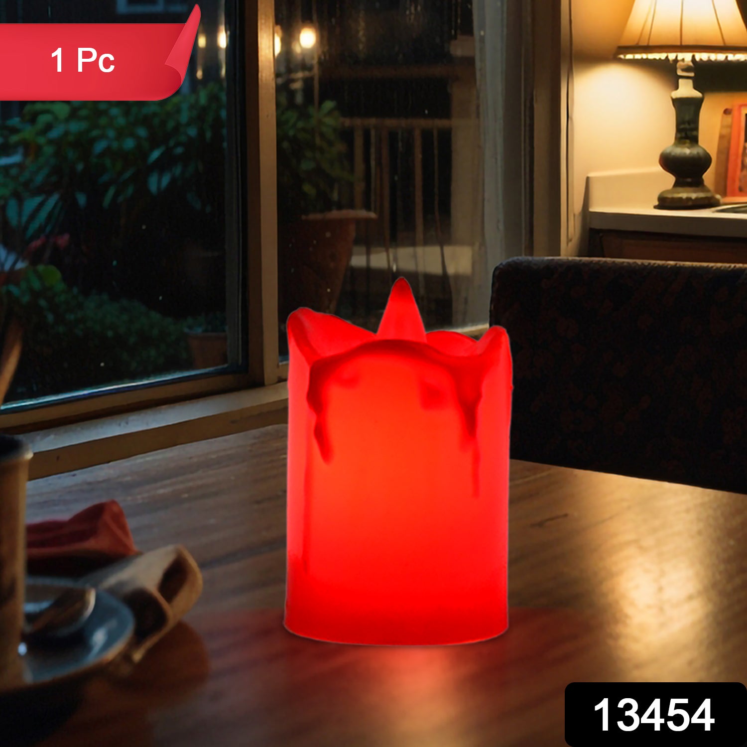 Flameless Melted Design Candles For Decoration (1 Pc) - LootFaat