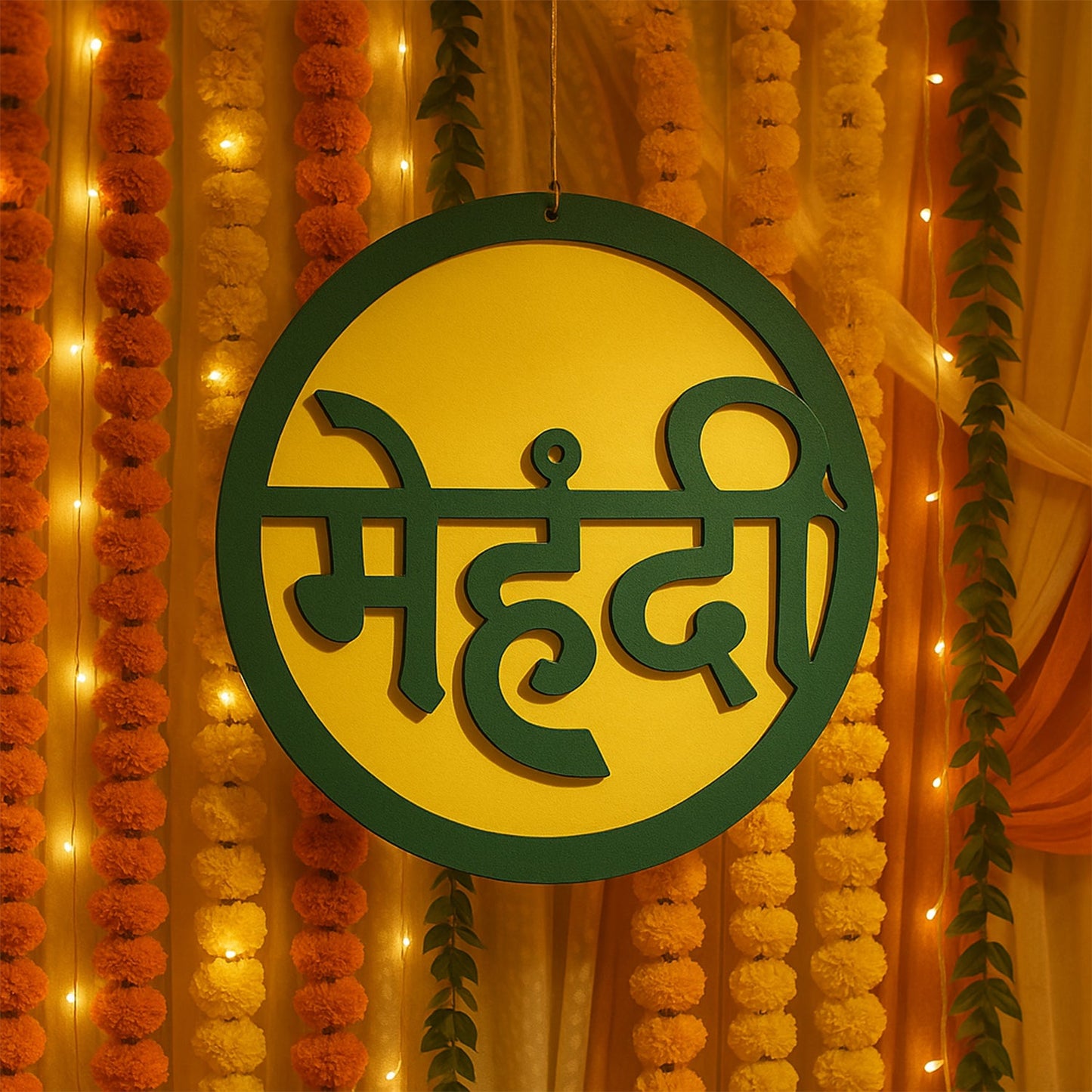 Premium Mehndi Ceremony Wall Hanging Home - Premium Quality - Best Quality & Value