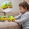 Small Green And Yellow Toy Truck.