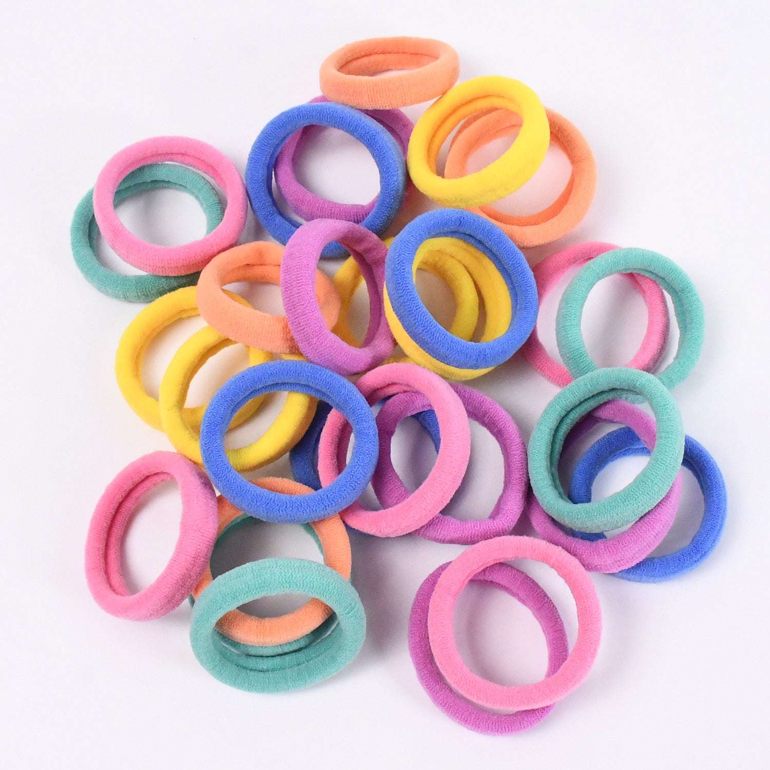 Mini Hair Ties Mini Hairlines Mini Hairbands (30 Pcs Set) - LootFaat