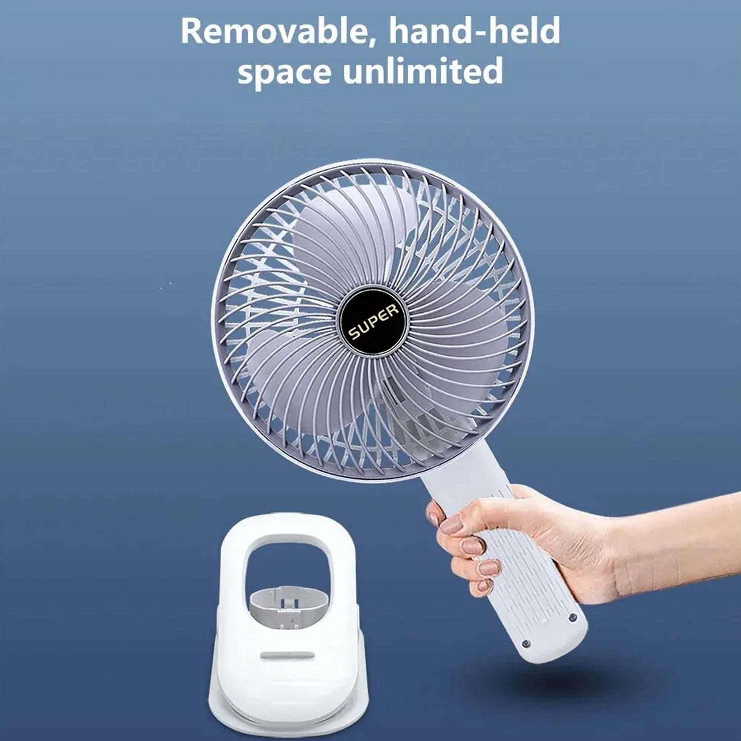 Multifunctional Usb Desk Fan Clipped Fan (1 Pc  With Brown Box) - LootFaat