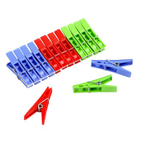 Multipurpose 12 Pcs Cloth Clips (Multicolour) - LootFaat