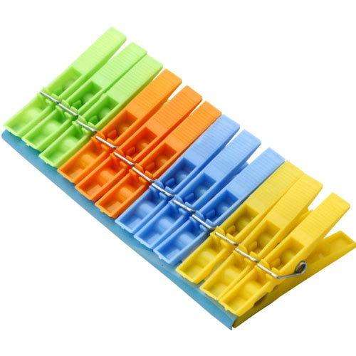 Multipurpose 12 Pcs Cloth Clips (Multicolour) - LootFaat