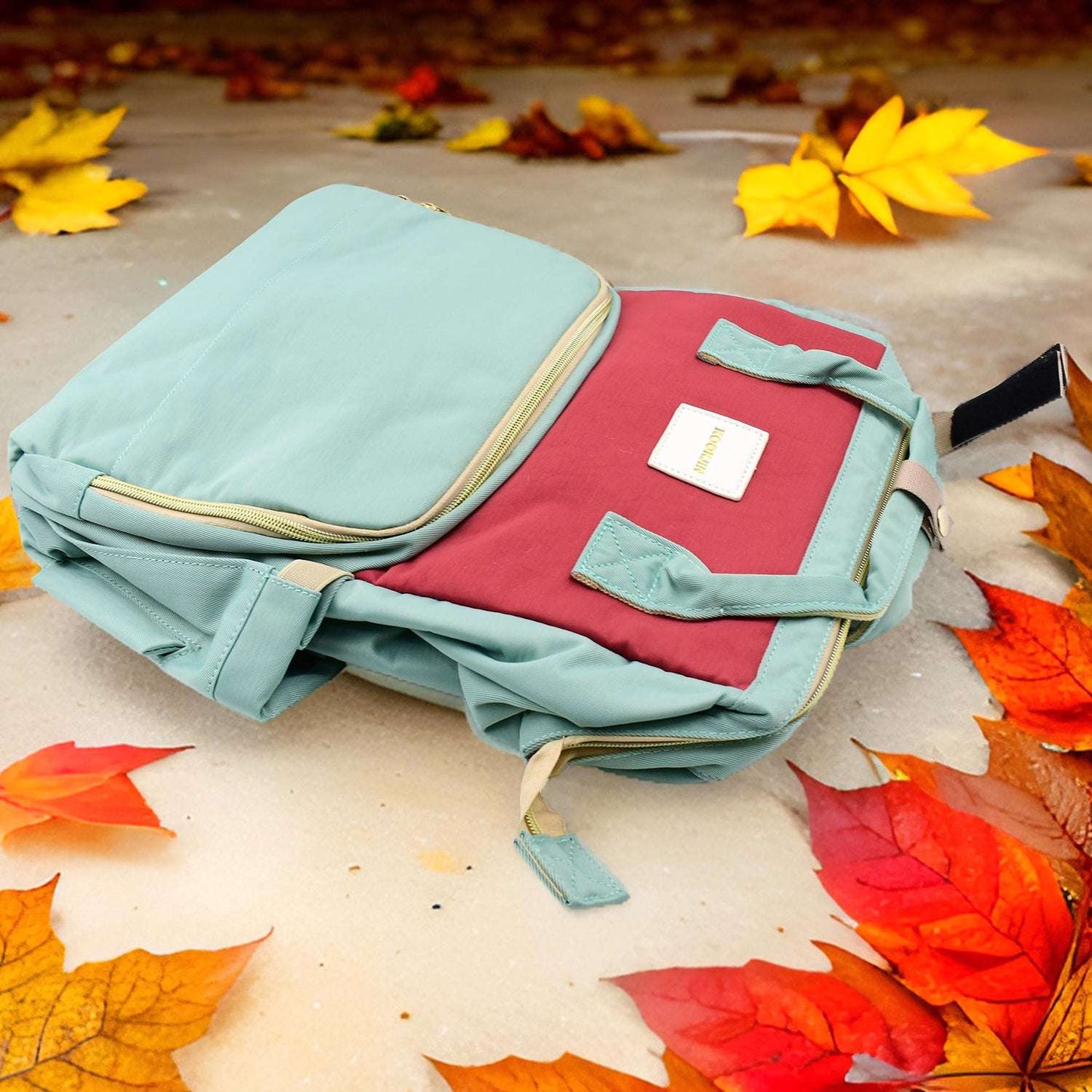 Multipurpose Large Capacity Moms Backpack Diaper Bag (1 Pc  17 Pocket  Big) - LootFaat