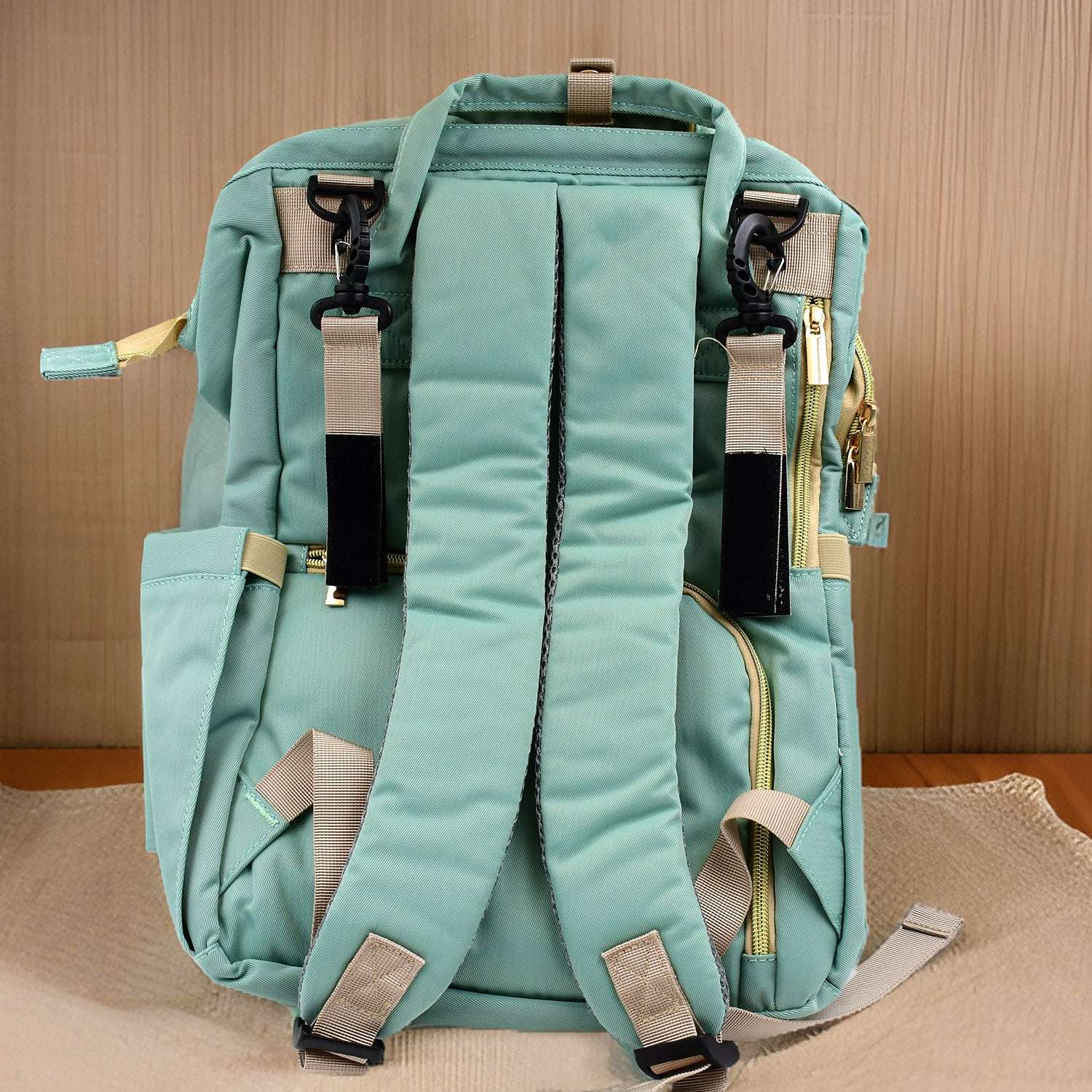 Multipurpose Large Capacity Moms Backpack Diaper Bag (1 Pc  17 Pocket  Big) - LootFaat