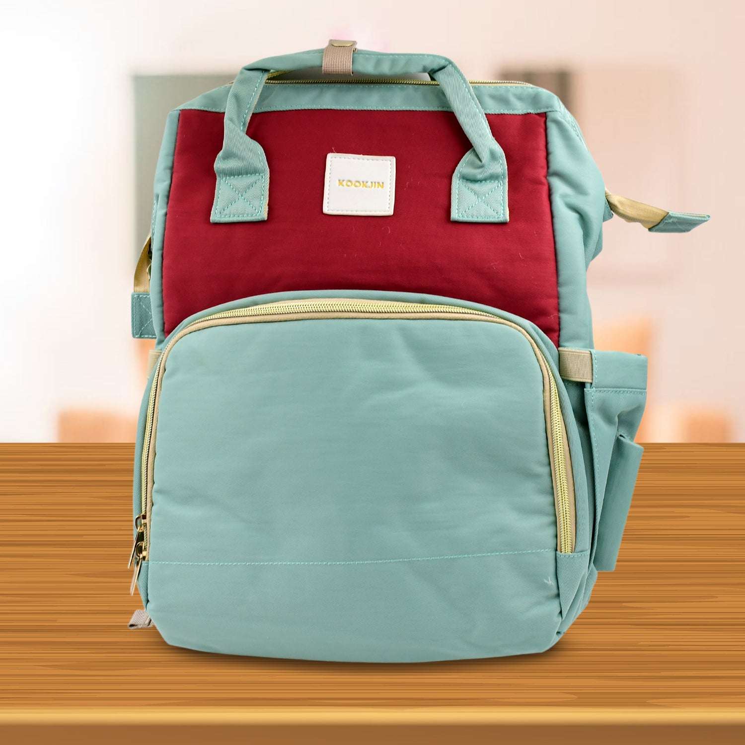 Multipurpose Large Capacity Moms Backpack Diaper Bag (1 Pc  17 Pocket  Big) - LootFaat