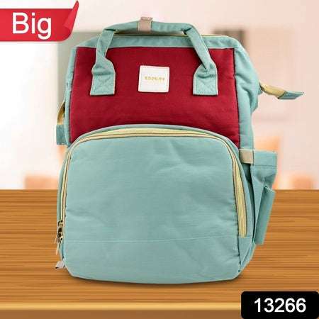 Multipurpose Large Capacity Moms Backpack Diaper Bag (1 Pc  17 Pocket  Big) - LootFaat