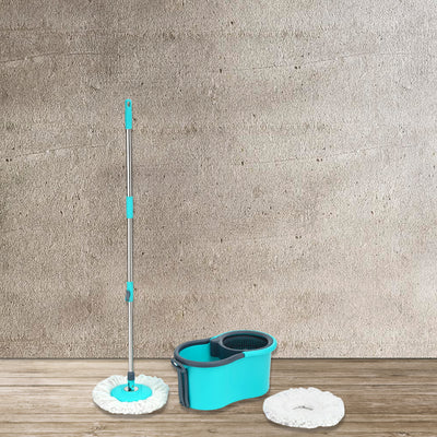 4941 Quick Spin Mop Plastic Spin Bucket Floor Cleaning Easy Wheels  Big Bucket Floor Cleaning Mop With Bucket - second image