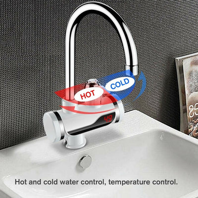 Stainless Steel Led Digital Display Instant Heating Electric Water Heater Faucet Tap - second image
