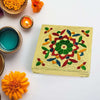 Multipurpose Traditional Decorative Design Wooden Chowkibajot (1 Pc Set)