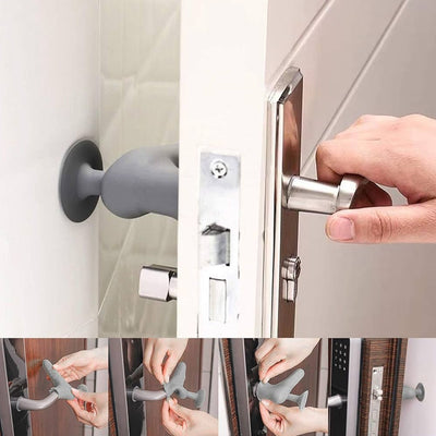 Silicone Door Handle Cover With Suction Cup (1 Pc) - second image