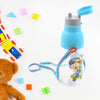 Plastic Tranparent Sports Insulated Water Bottle With Dori  Straw Easy To Carry High Quality Water Bottle Bpa-free  Leak-proof For Kids School For Fridge Office Sports School Gym Yoga (1 Pc 800ml)