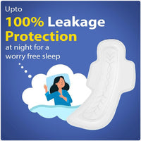 Blue Lady Extra Long Pads With Wides Wings Sanitary Pads  320 Mm 40-pack