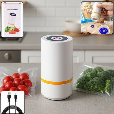 USB Rechargeable Portable Vacuum Sealer Machine for Food Storage - second image