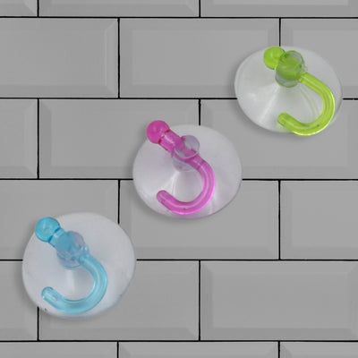 Transparent Rubber Vacuum Sucker Hooks Hanger Strong Suction Cup (12 Pc) - second image
