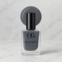 Og Beauty Calm Grey Mattify Nail Paint (10 Ml  1 Pc)