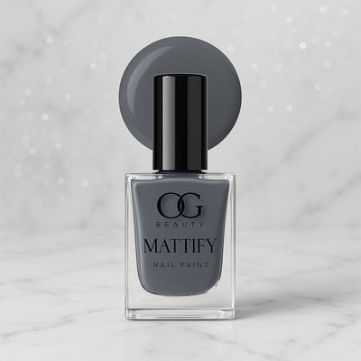 Og Beauty Calm Grey Mattify Nail Paint (10 Ml  1 Pc) - second image