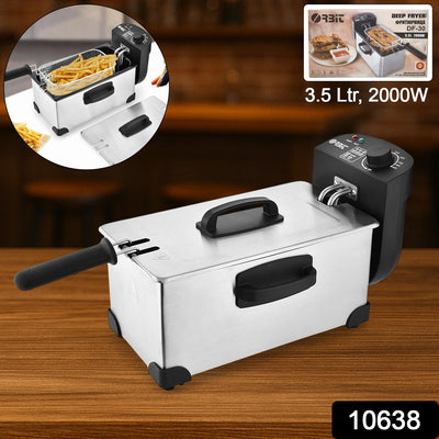 Orbit Heavy Duty 2000W Deep Fryer with 3.5 Litre Oil Capacity – Stainless Steel Electric Fryer - second image