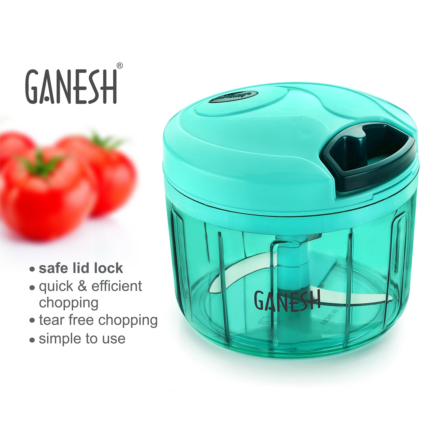 Ganesh Quick Vegetable Chopper  (1 Unit Chopper)(725 Ml) - LootFaat