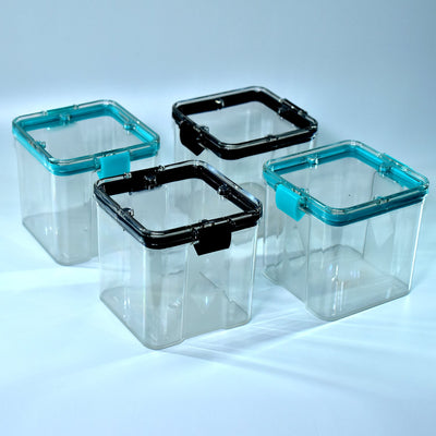4pc Square Container 700ml Used For Storing Types Of Food Stuffs And Items. - second image