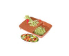Thick Plastic Kitchen Chopping Cutting Slicing Tray With Holder
