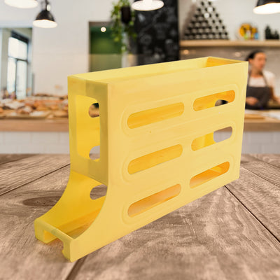3-layer Rolling Egg Storage Rack Dispenser (1 Pc) - second image