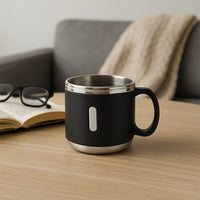 Apex Premium Stainless Steel Double Wall Coffee Mug Gift Set (6 Pc  150 Ml)