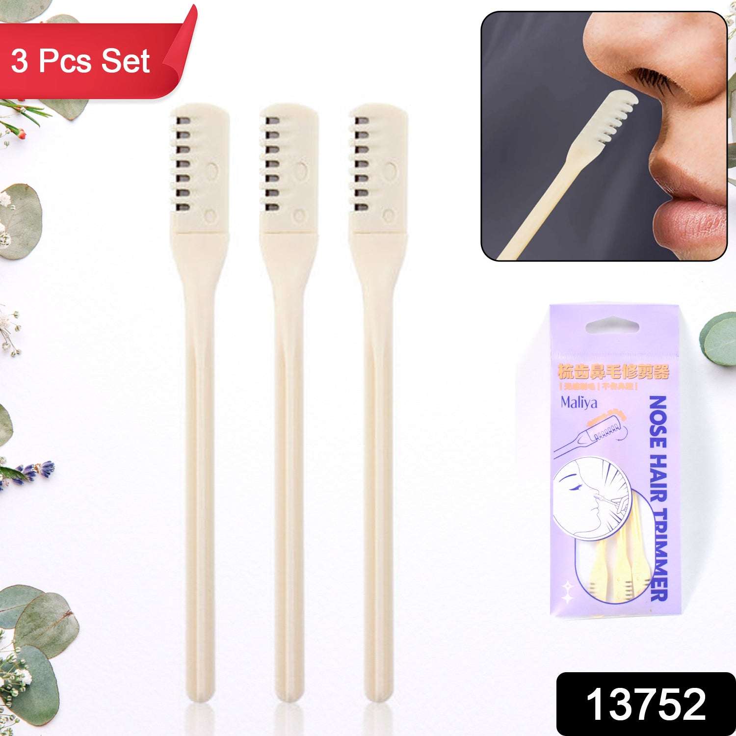 Nose Hair Removal Trimmer Nose Hair Remover Razor Kit Blade (3 Pcs Set) - LootFaat