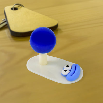 Cartoon Colorful Hooks Simple Ball Shape Hook Self-adhesive (1 Pc) - second image