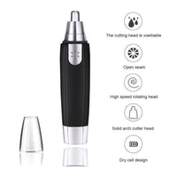 Professional Ear & Nose Hair Trimmer - Heavy Duty Steel Clipper