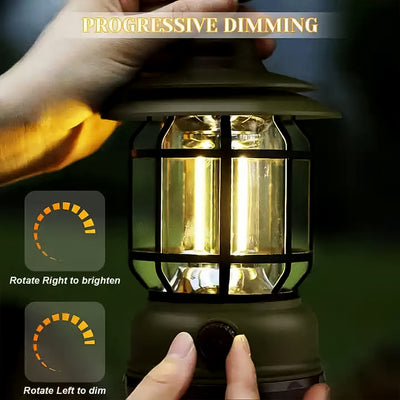 Led Camping Light Retro Style Lighting Battery Type-c Rechargeable (1 Pc) - second image