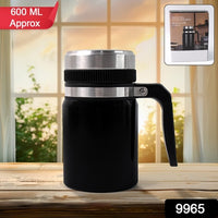 Stainless Steel Vacuum Cofee Cup With Non Slip Scalding (600ml Approx)