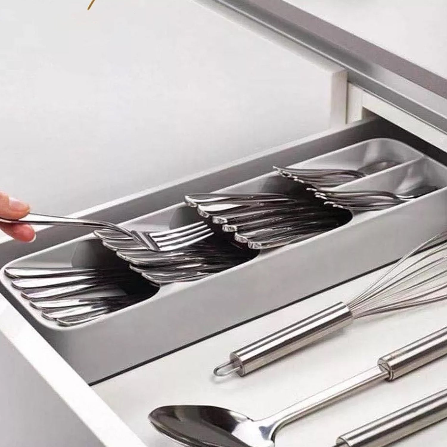 1 Pc Cutlery Tray Box Used For Storing Cutlery Items And Stuffs Easily And Safely. - LootFaat