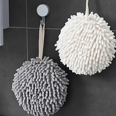 Super Soft Cute Hanging Hand Towel For Kitchen And Bathroom  Ultra Absorbent Thick Coral Velvet Hand Towels With Hanging Loop Fast Drying Microfiber - second image