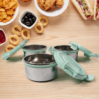 4-in-1 Stainless Steel Lunch Box with Insulated Bag
