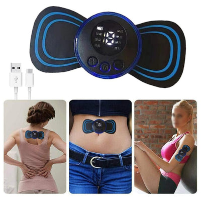 Mini Portable EMS Neck Massager for Lymphatic Drainage & Pain Relief - second image