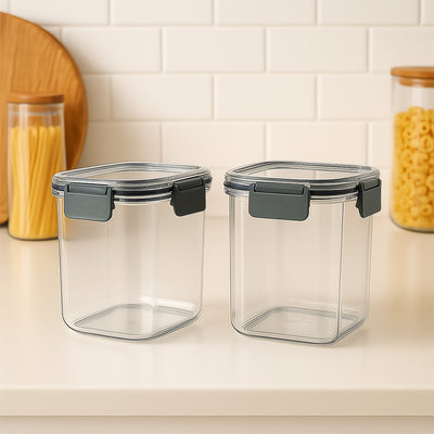 Apex Press N Lock Airtight Food Storage Container Set (2pc900ml) Approx - second image