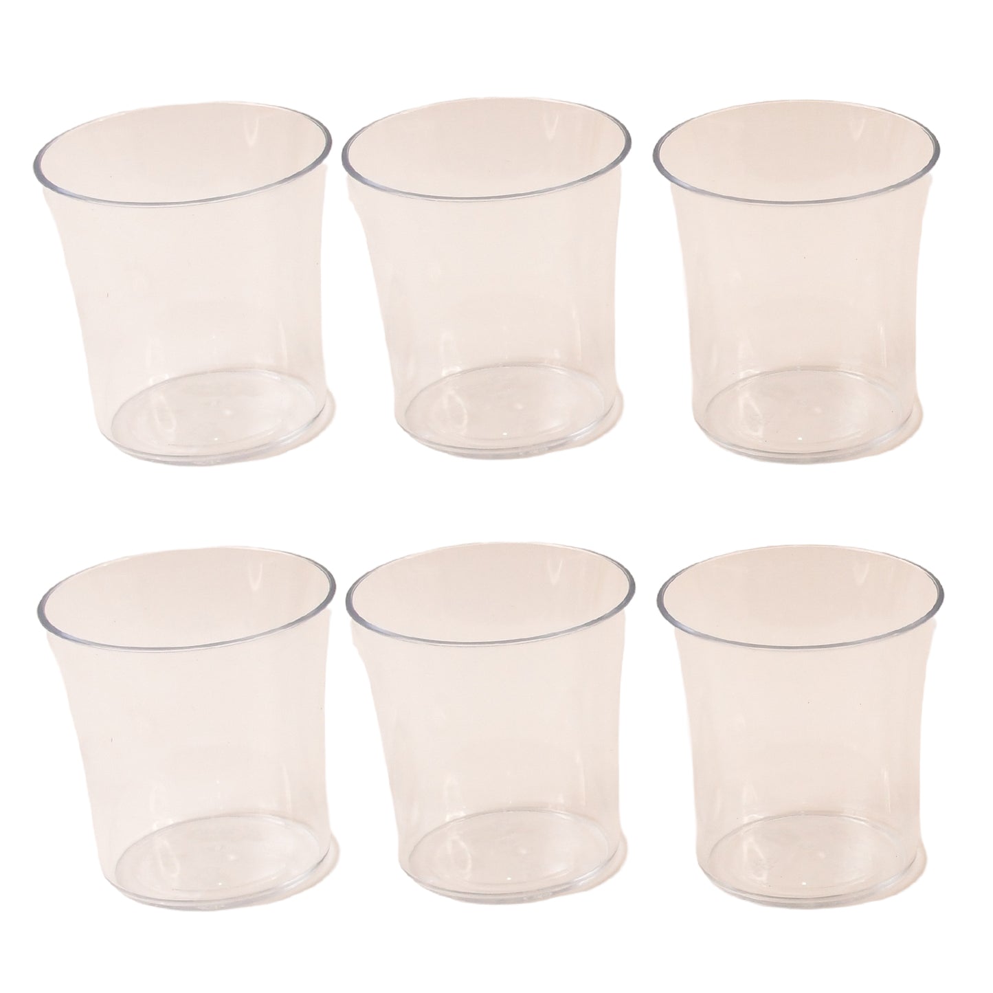 Apex Welcome Plastic Glass Set For Daily Use  Set Of 6