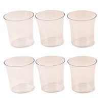 Apex Welcome Plastic Glass Set For Daily Use  Set Of 6