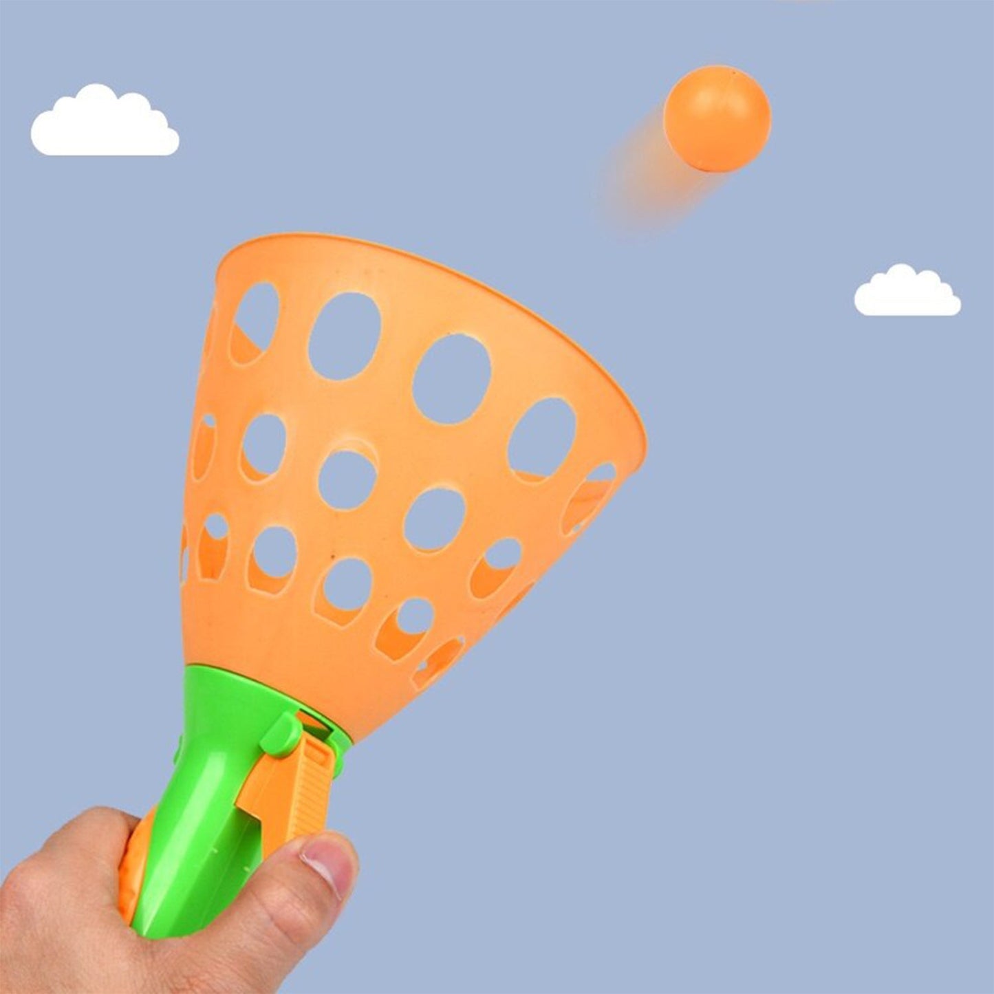 Catapult Butt Ball Toy Widely Used By Kids And Childrens For Playing And Entertainment Purposes And All Etc. - LootFaat