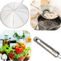 Large Oil Strainer To Get Perfect Fried Food Stuffs Easily Without Any Problem And Damage. - LootFaat