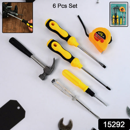 6-in-1 Home Repair Tool Kit - Screwdriver Set with Storage Case