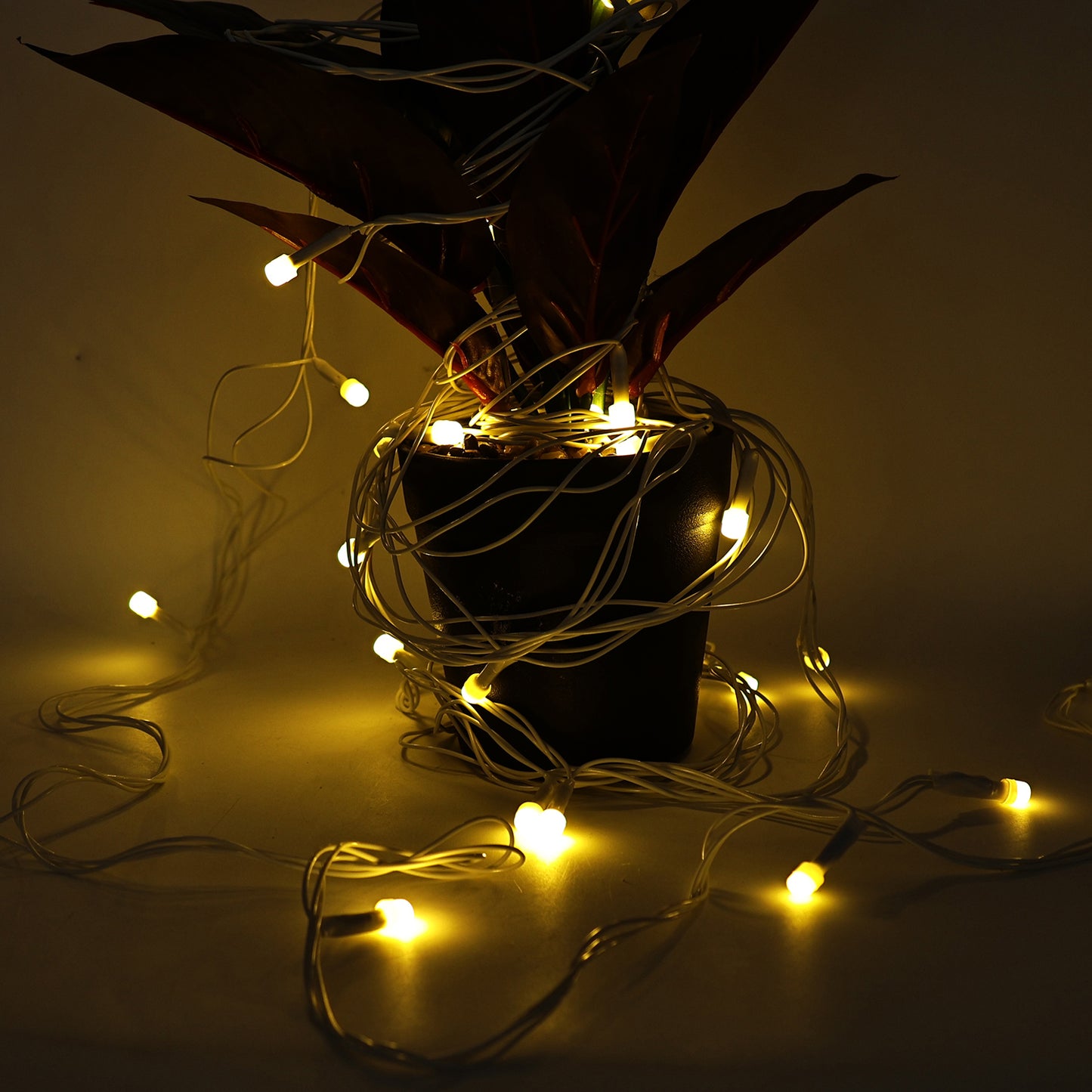 8M Warm LED String Lights - Diwali, Christmas & Home Decor